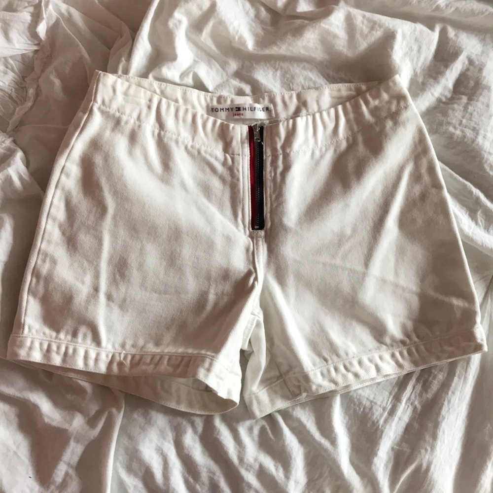 Tommy Hilfiger White Jean Shorts